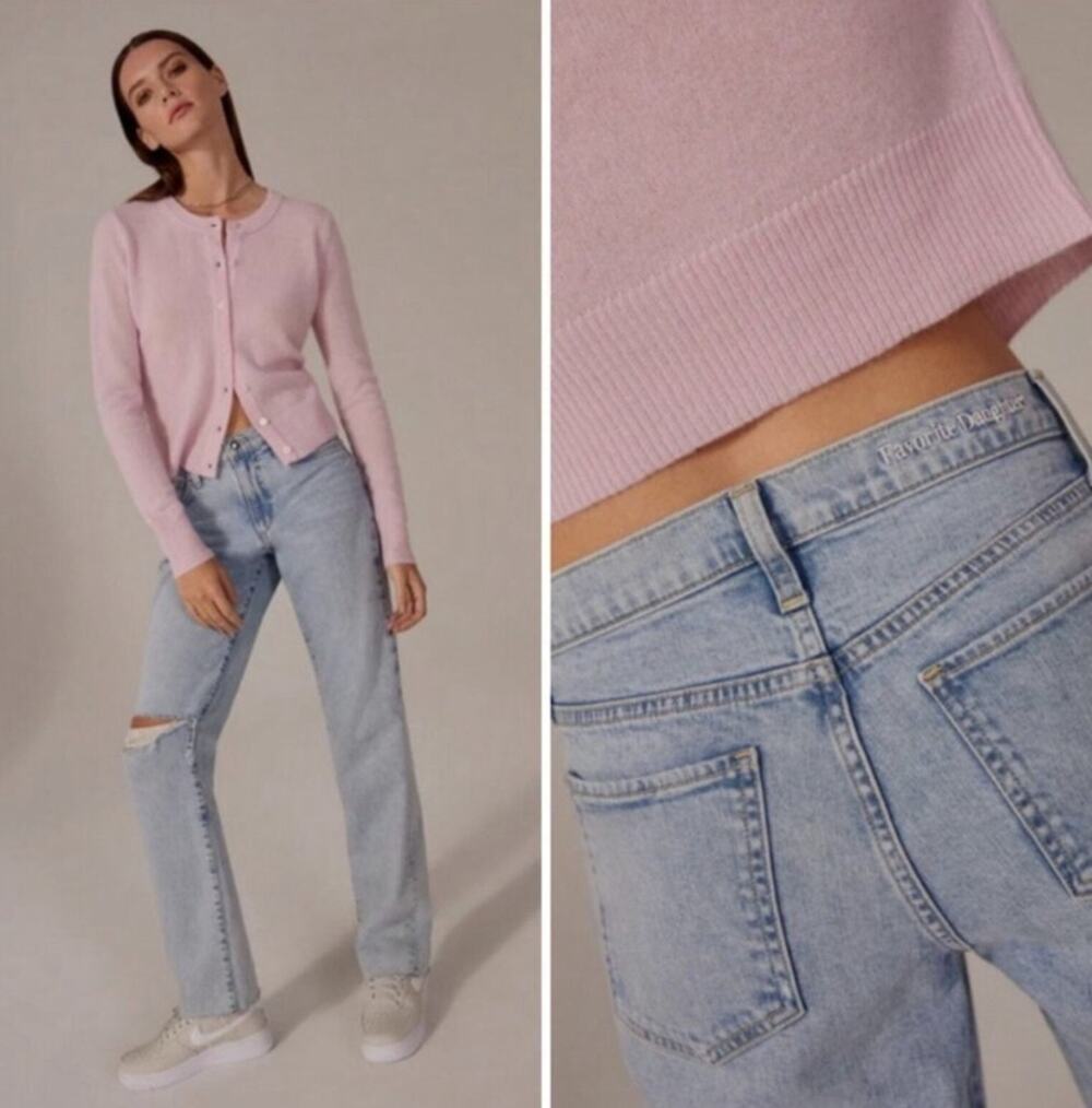 Favorite Daughter Tommy Mid-Rise Wildwood Straight Leg Jeans NWT Size 29